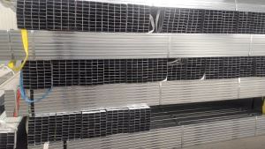 Heitt sink galvaniserað rétthyrnd stálpípa