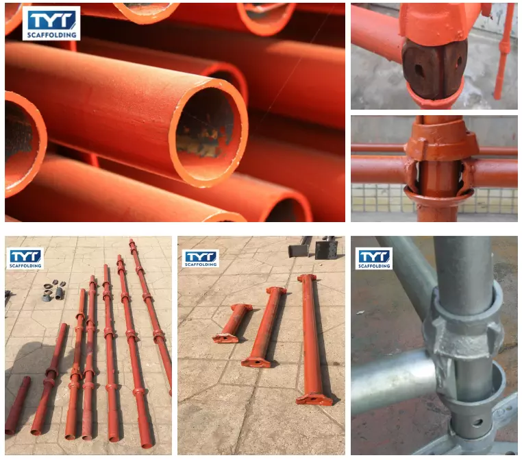 Hot Dipped Galvanized Q235 Steel Cuplock Scaffolding Types and Names