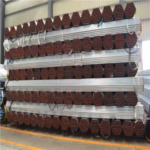 Astm a53 Standard Hot Dipped Galvaniseruðu stálrör með soðið
