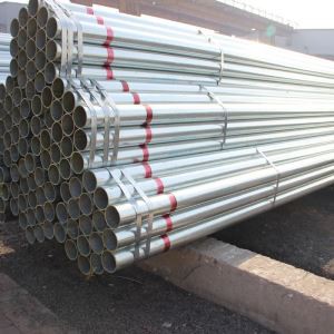 BS1387 ASTM A53 Hot Dip galvaniseruðu Hdg stálpípur